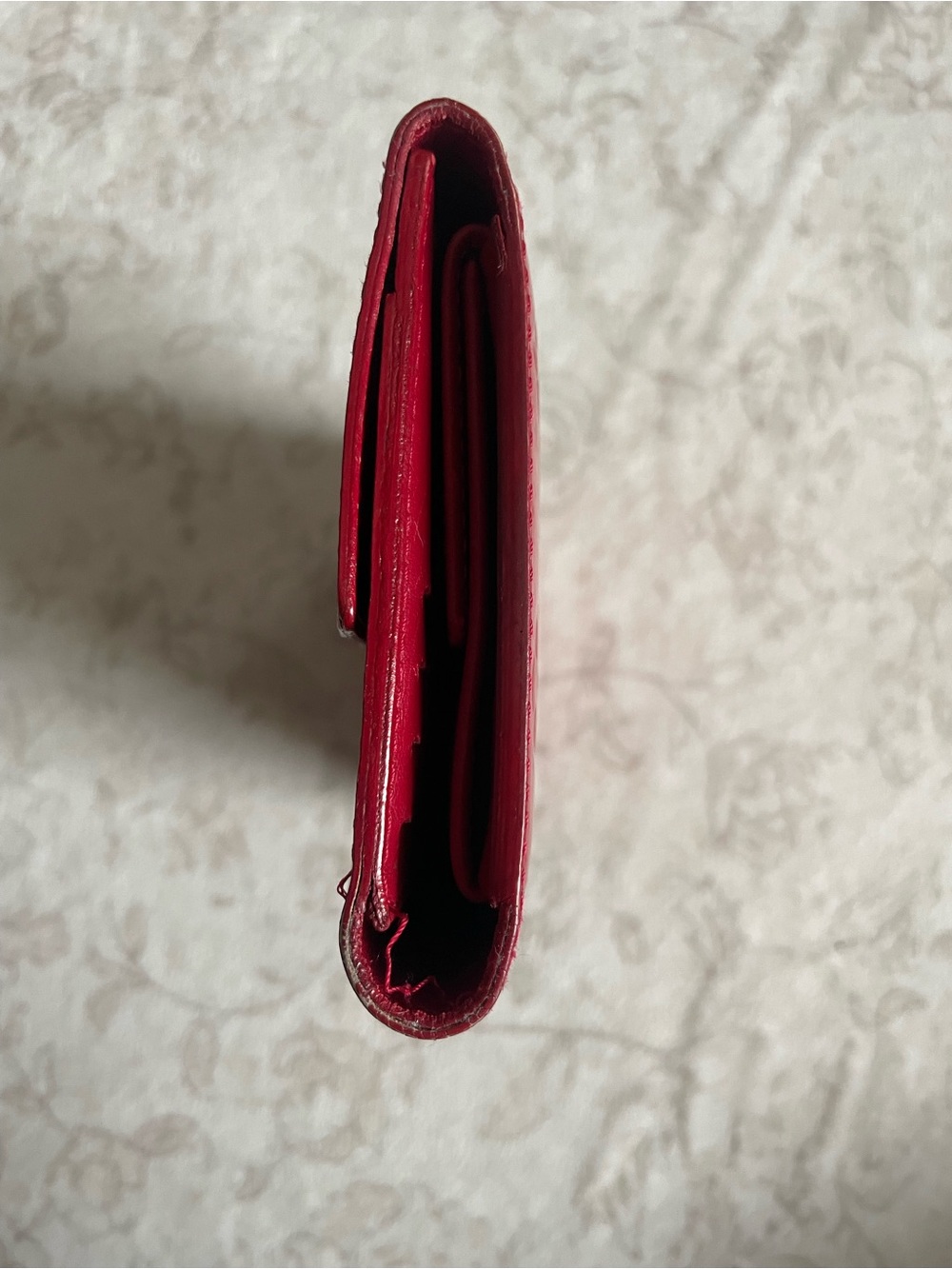 Louis Vuitton Red Patent Vernis Monogram Long Wallet - with COA - Picture 6 of 12